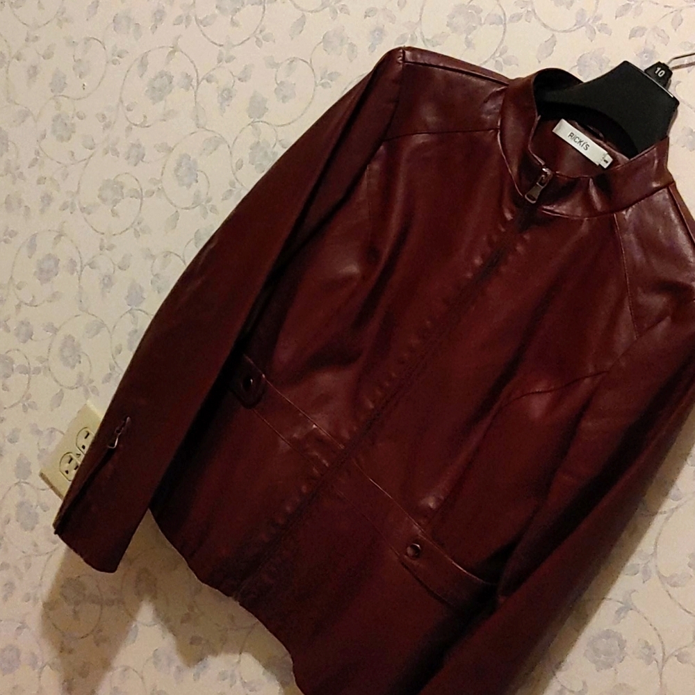 Vegan leather jacket